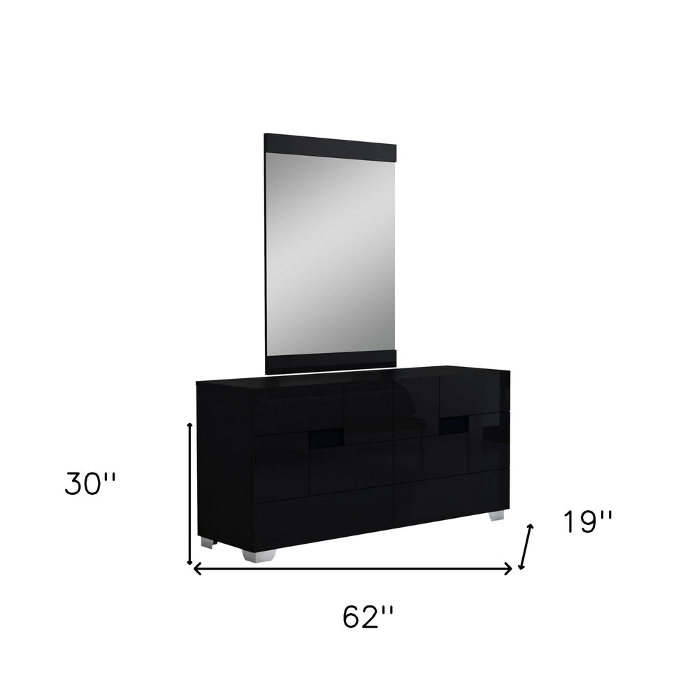 30" Superb White High Gloss Dresser
