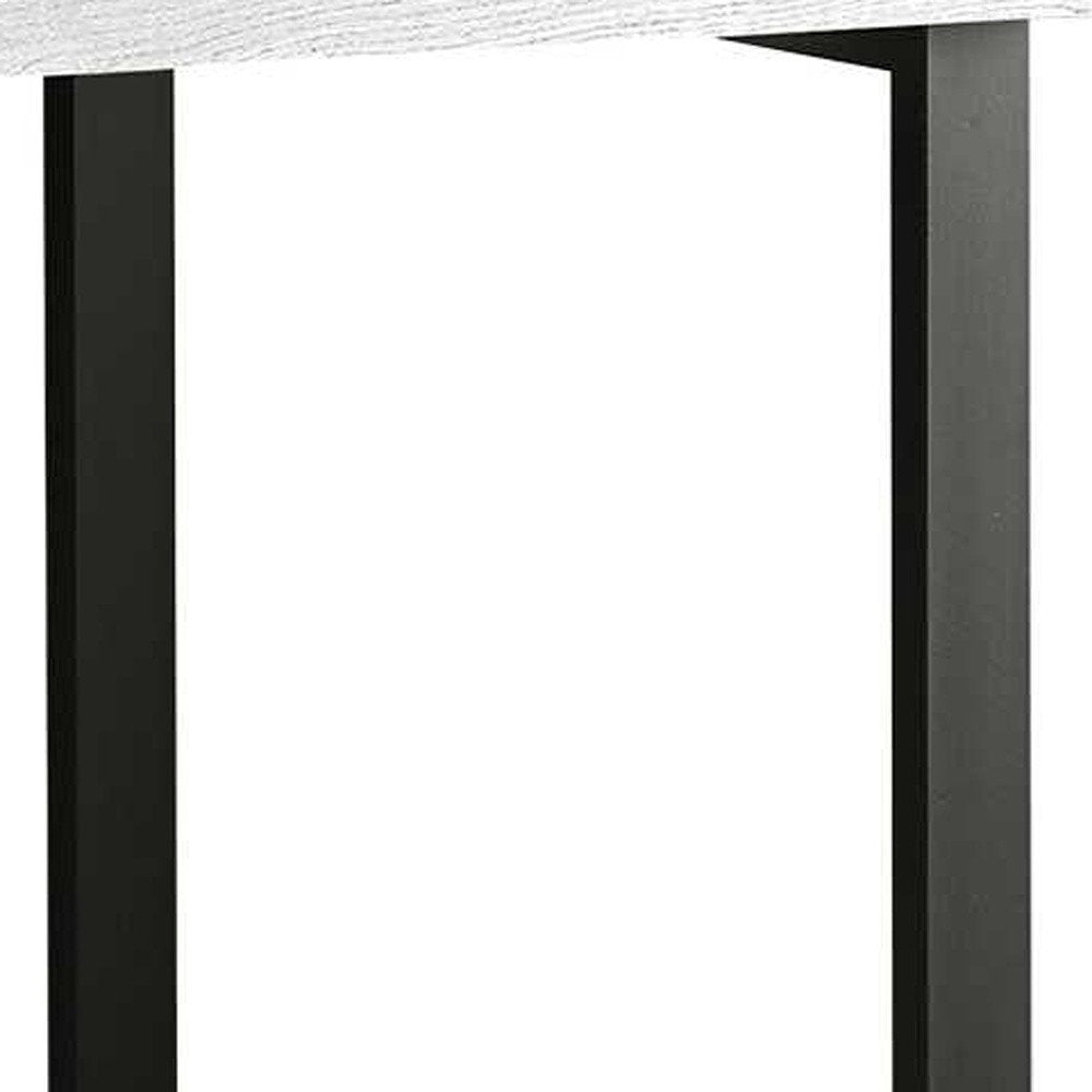 24" Brown and Black Computer Desk With Three Drawers