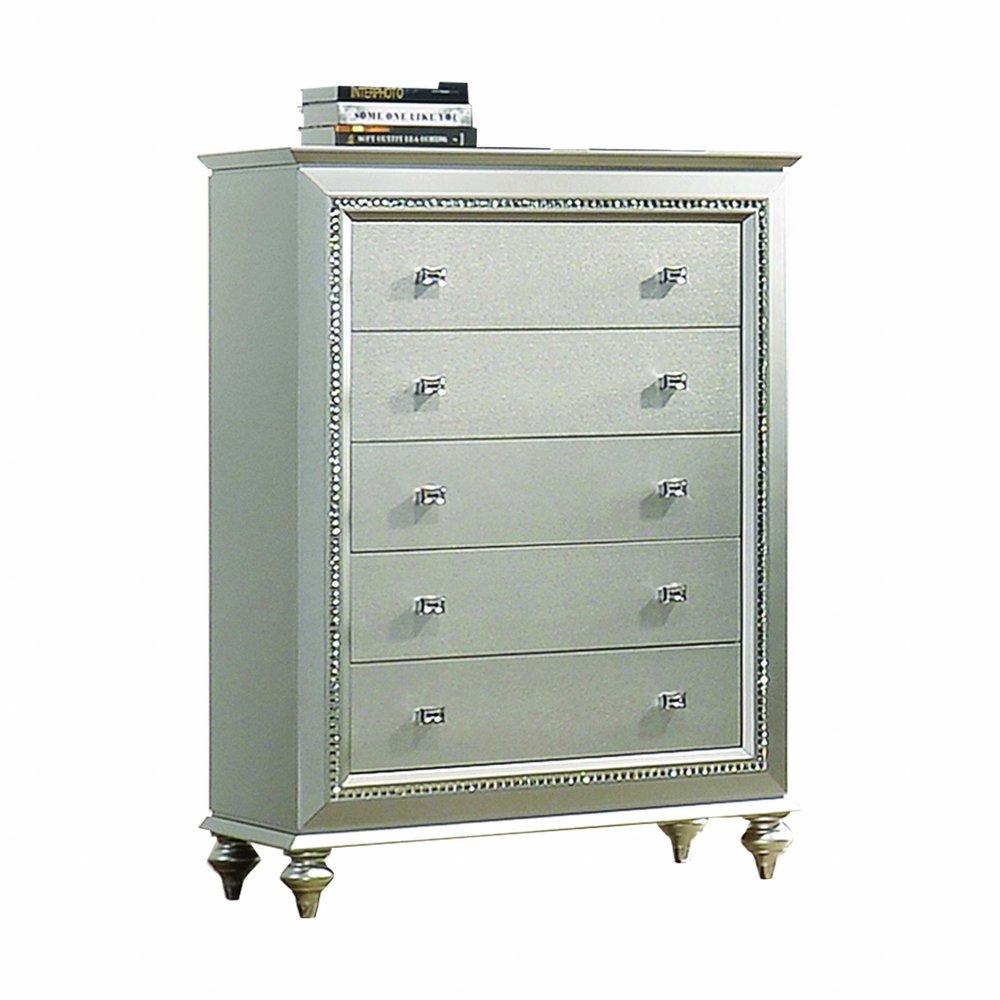 18" Champagne Solid Wood Double Dresser
