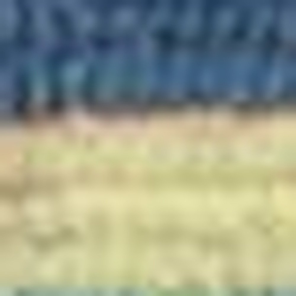 8' X 10' Blue Striped Handmade Indoor Outdoor Area Rug