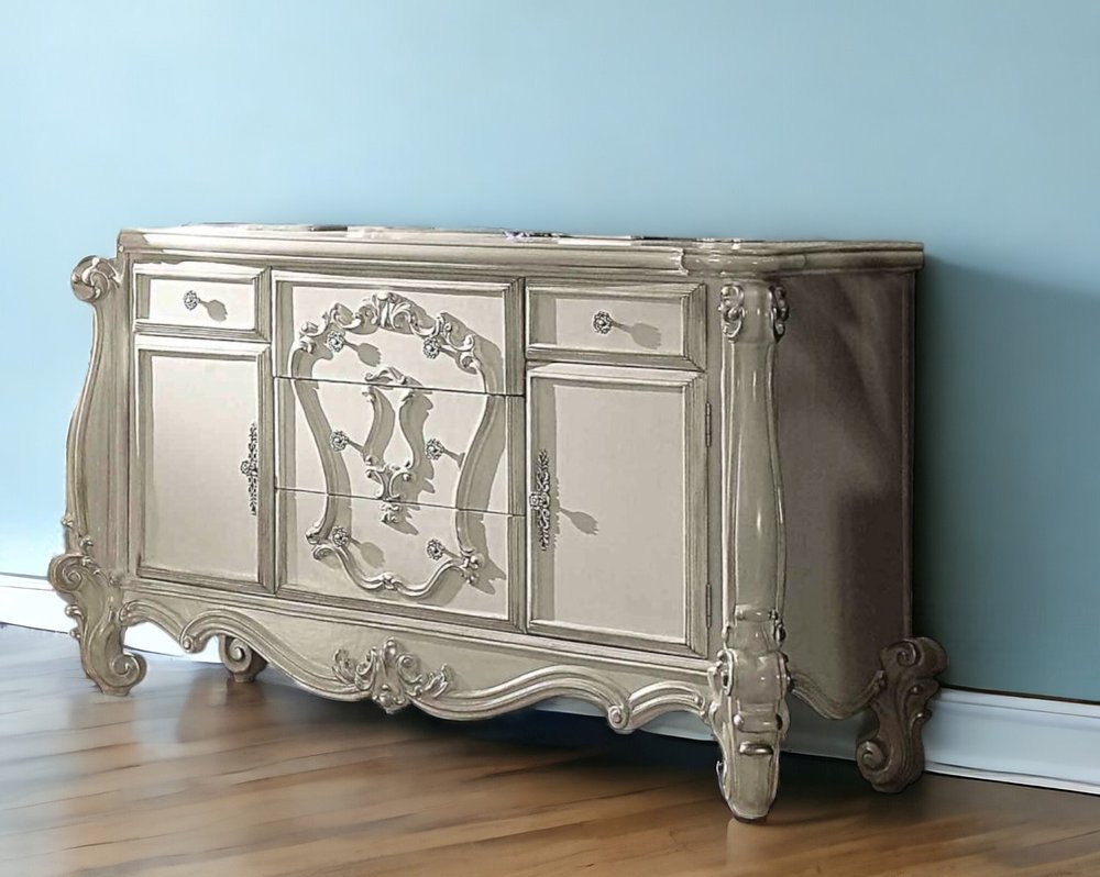 47" White Solid Wood Standard Chest