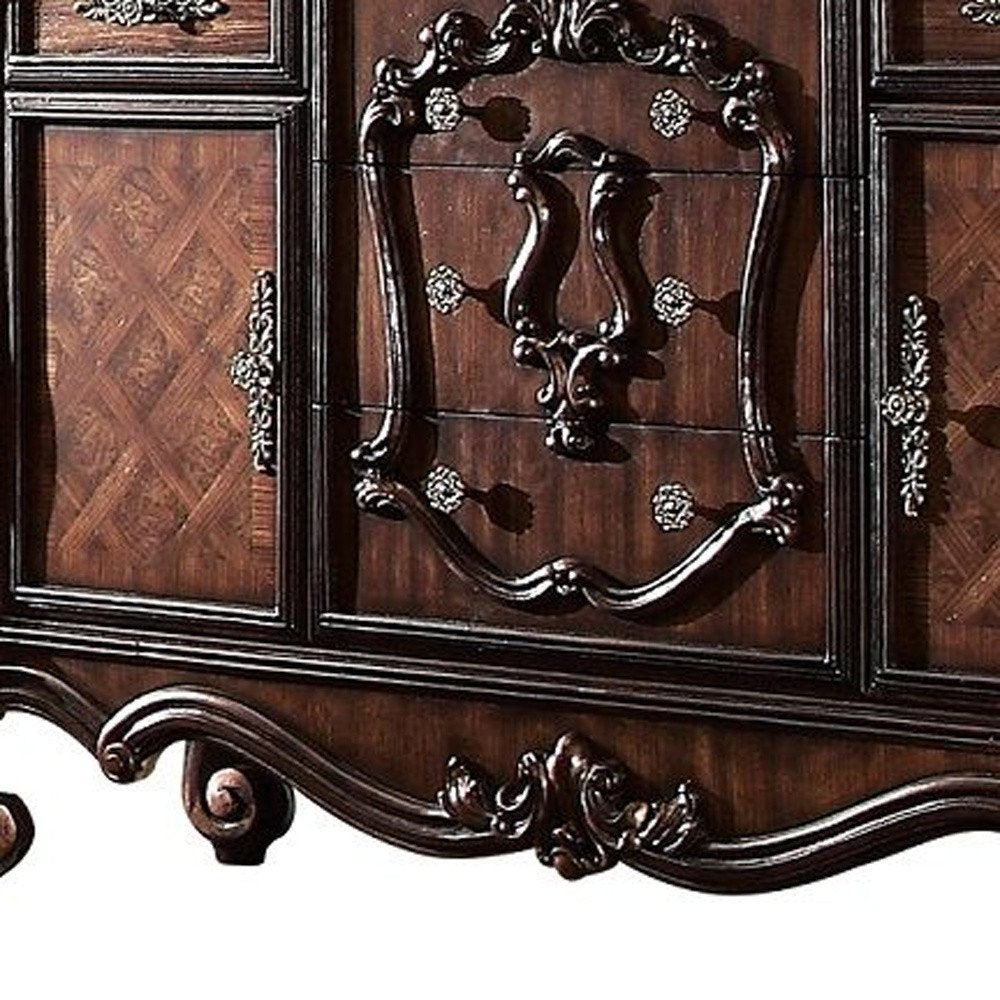47" Solid Wood Six Drawer Chest