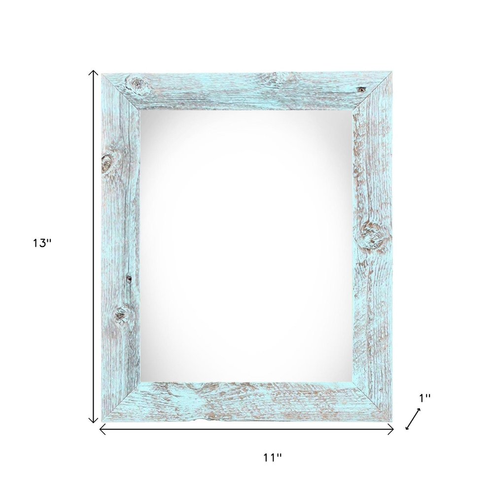 8" x 10" Blue Solid Wood Tabletop Picture Frame