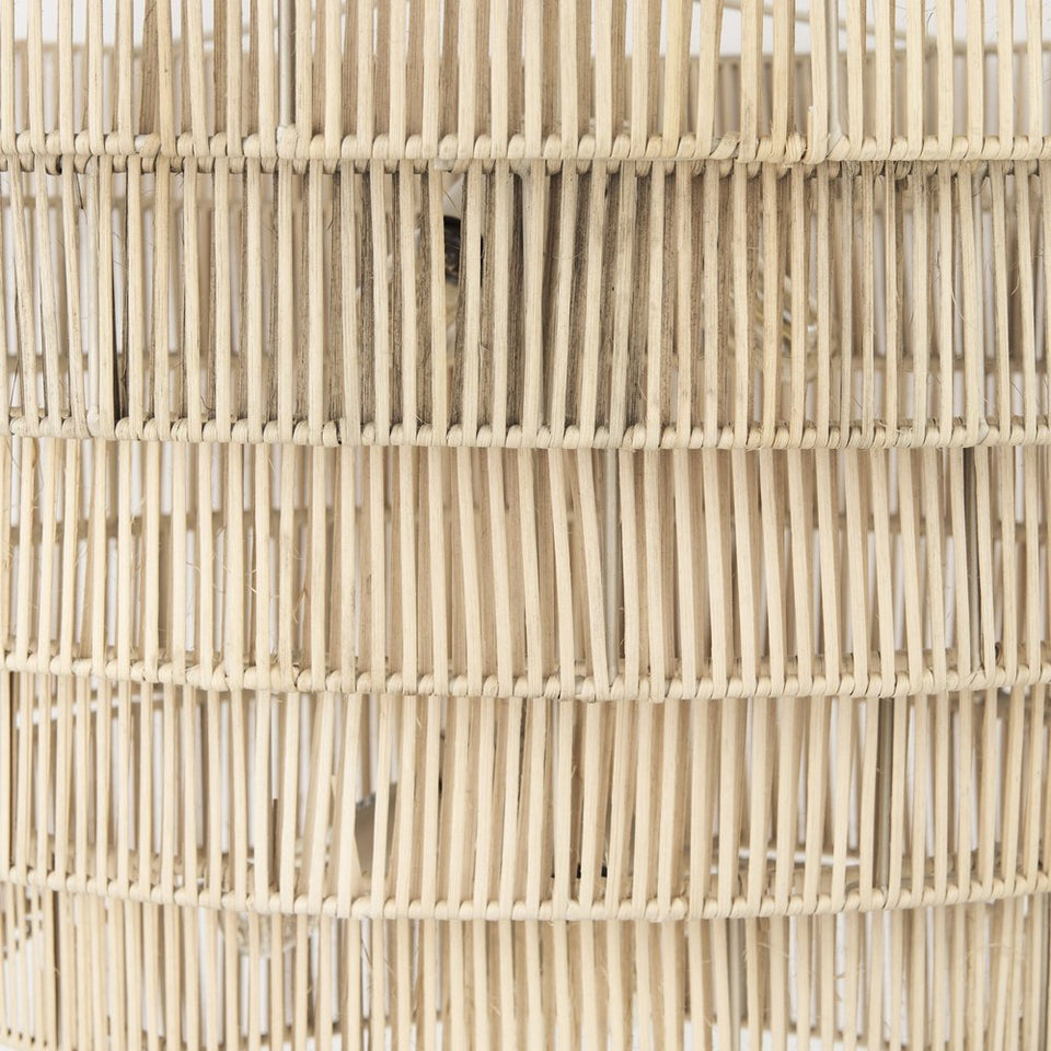 Light Brown Six Tier Hanging Chandelier