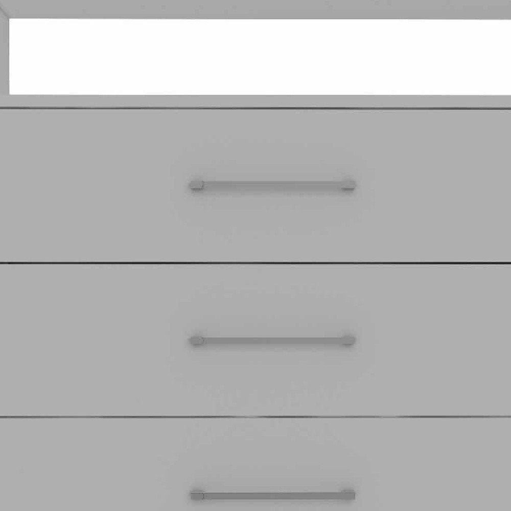 31" Black Four Drawer Vertical Dresser