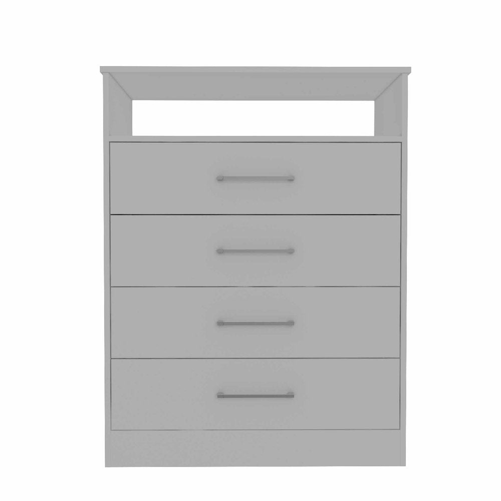 31" Black Four Drawer Vertical Dresser