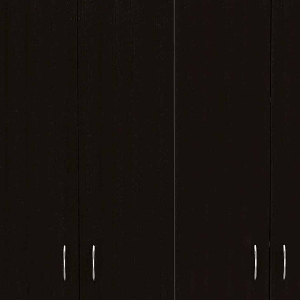 71" Black and White Single Drawer Combo Dresser
