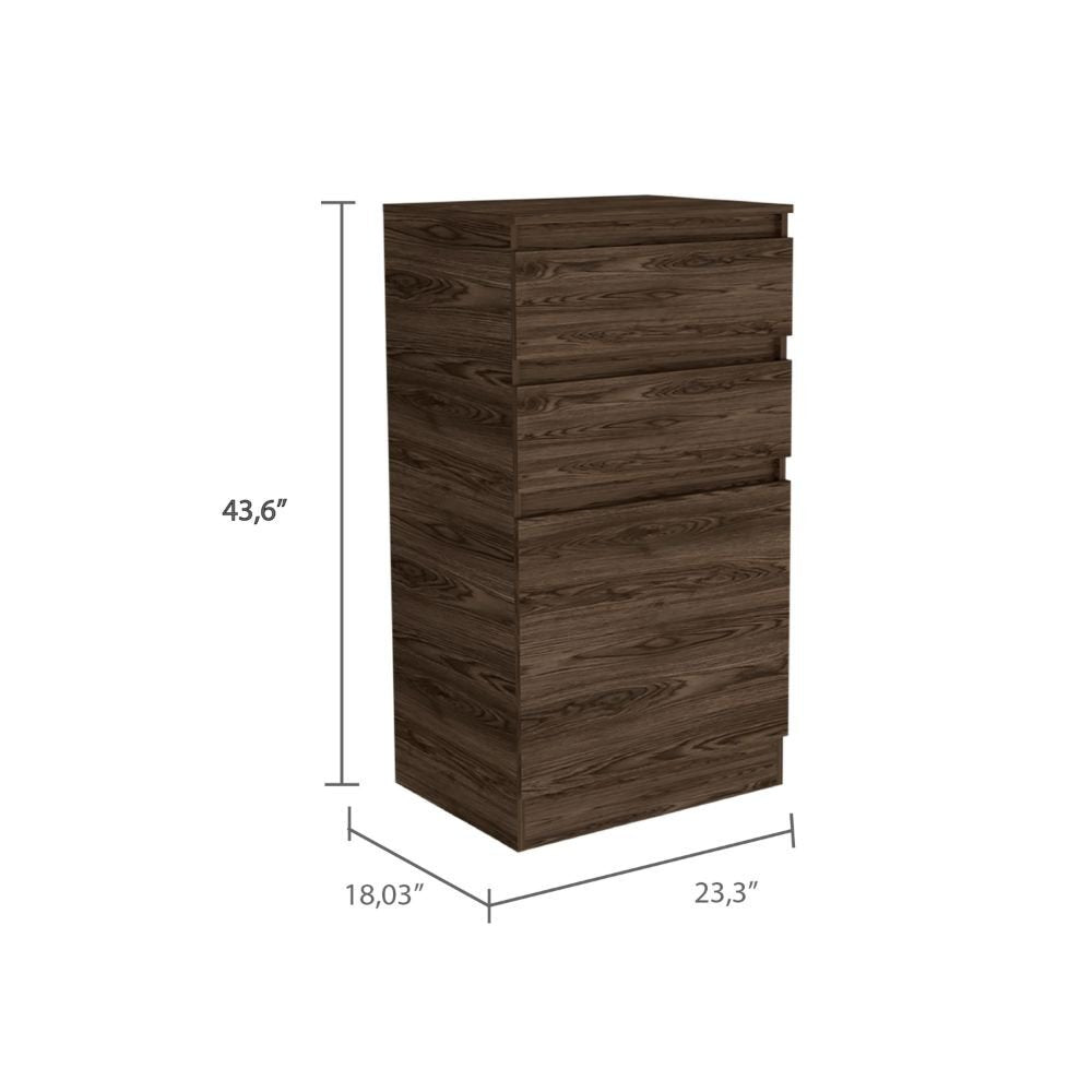 23" White Two Drawer Standard Chest