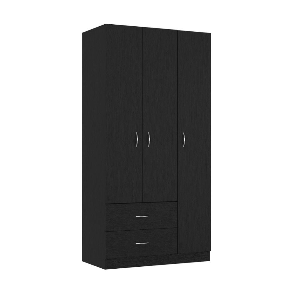 71" Light Oak Manufactured Wood Two Drawer Combo Dresser