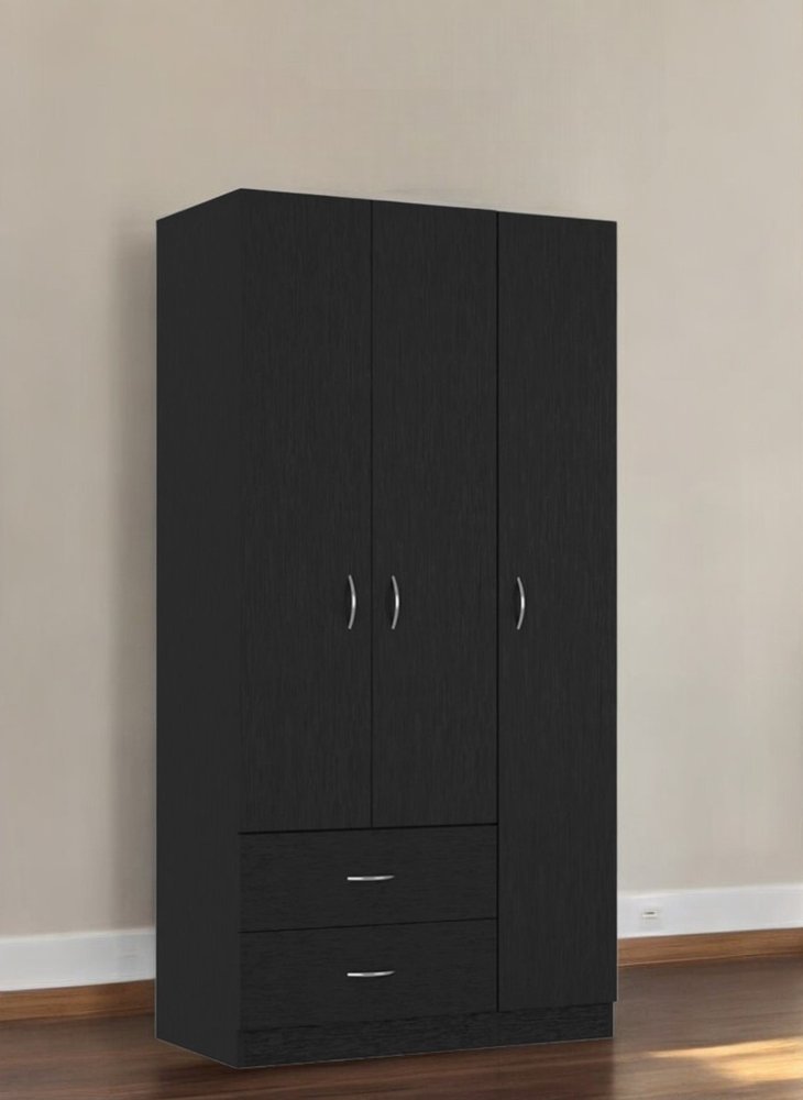 71" Light Oak Manufactured Wood Two Drawer Combo Dresser
