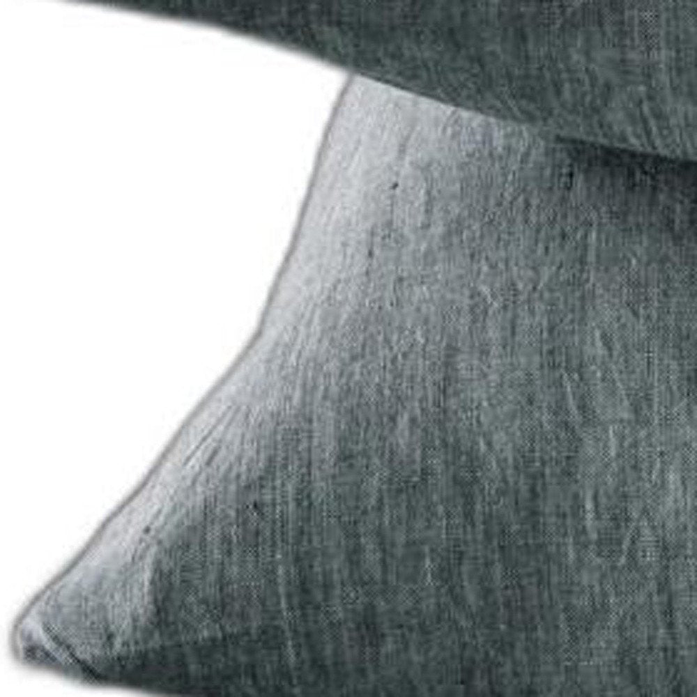 Four Piece Light Gray Linen Sheet Set