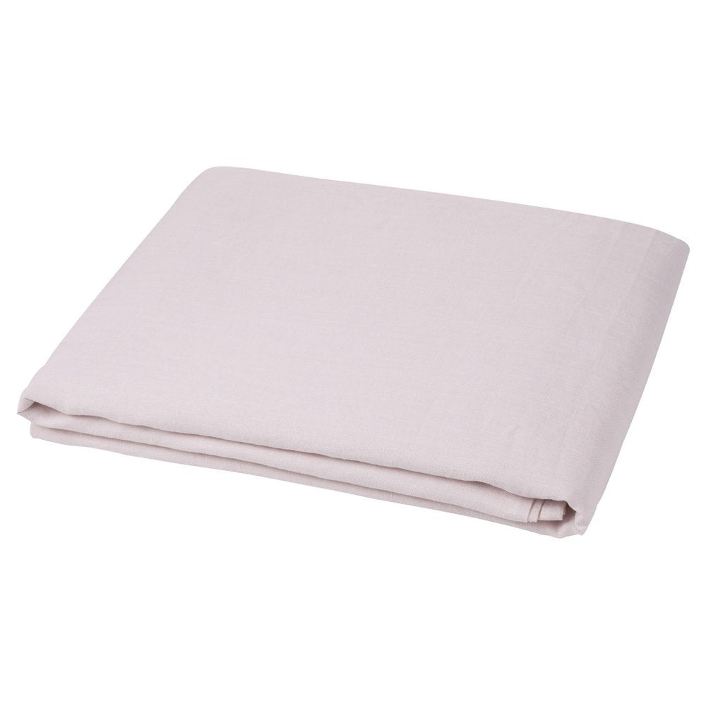 Light Pink Linen Full Double Flat Sheet