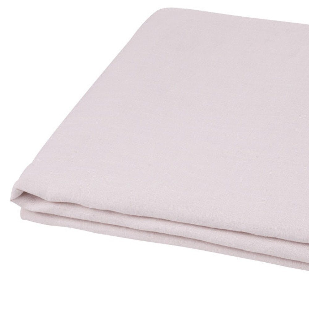 Light Pink Linen Full Double Flat Sheet