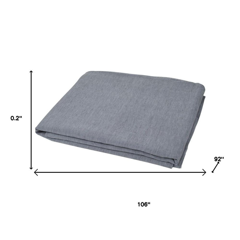 Light Pink Linen Full Double Flat Sheet