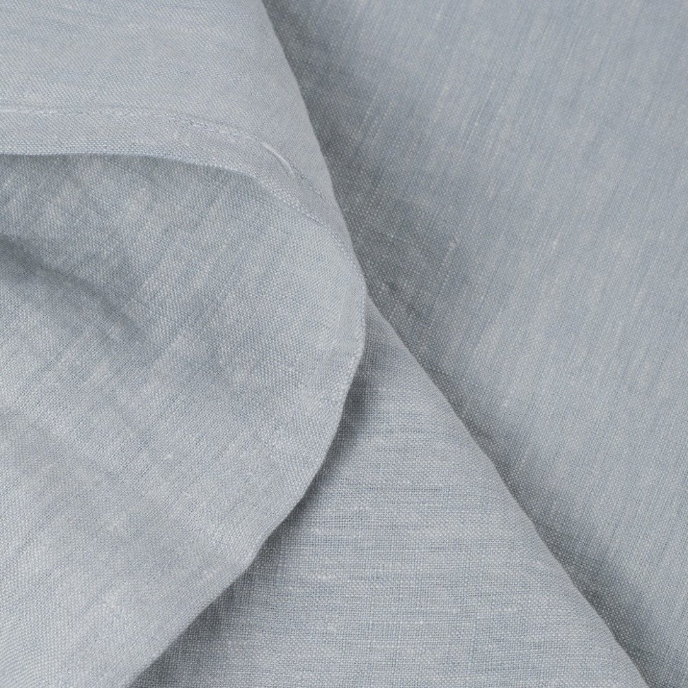 Light Pink Linen Twin Flat Sheet