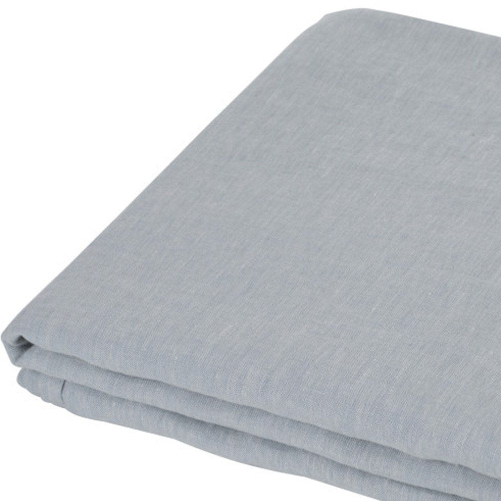 Light Pink Linen Twin Flat Sheet