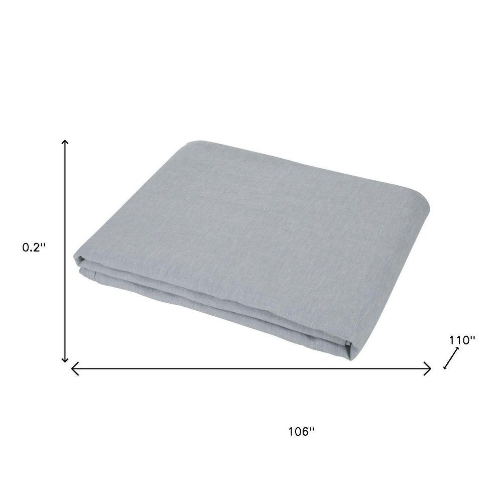 Light Pink Linen King Flat Sheet