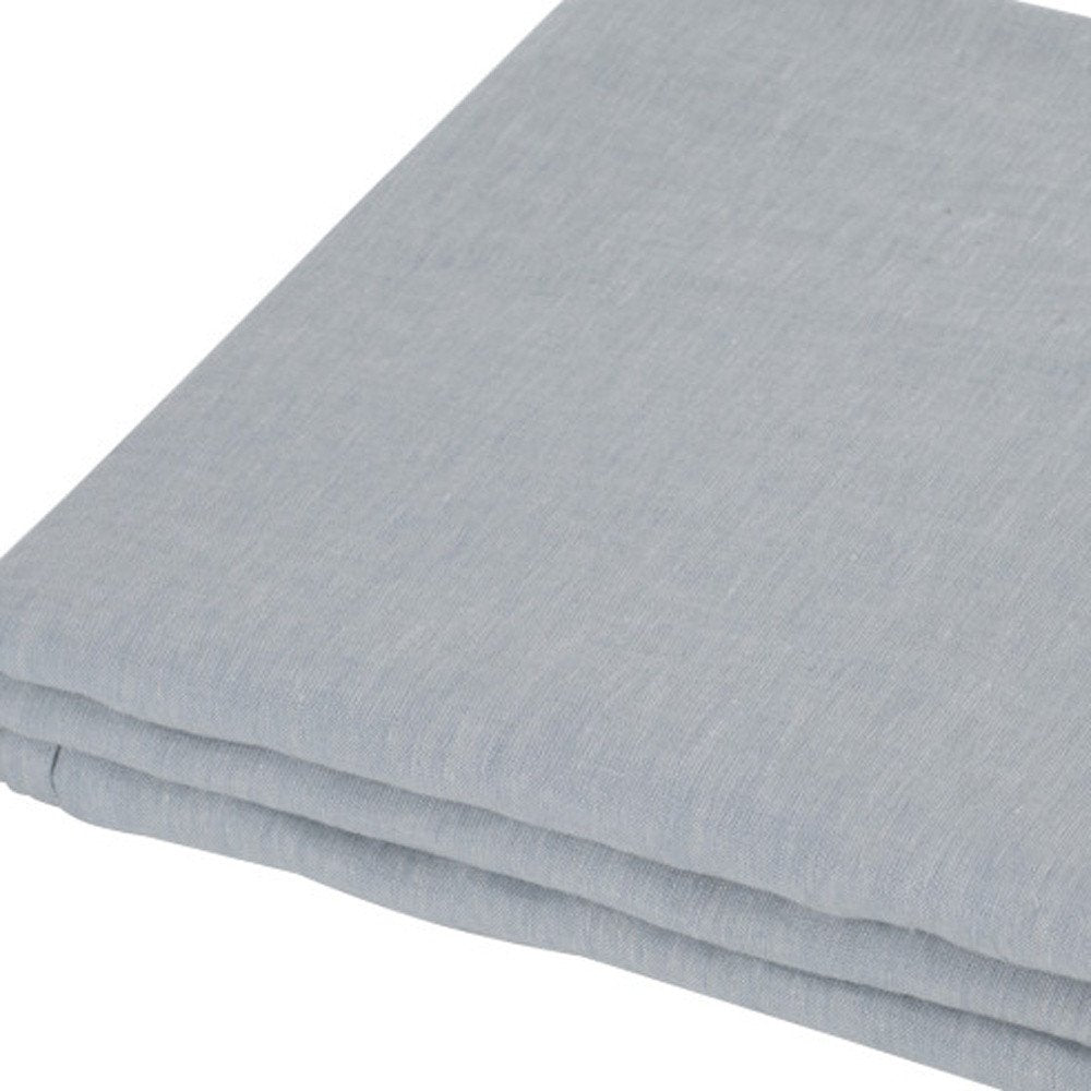 Light Pink Linen King Flat Sheet