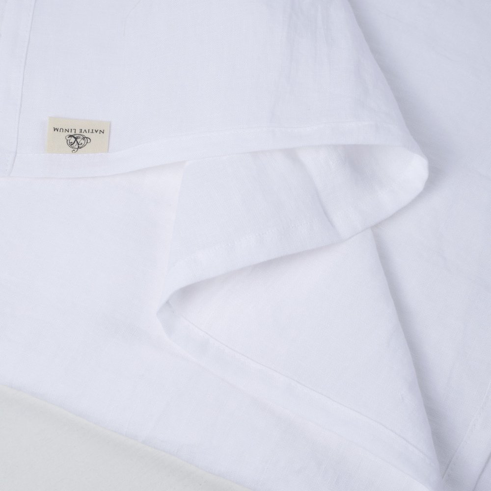 Light Pink Linen Full Double Flat Sheet
