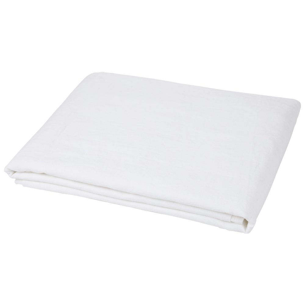 Light Pink Linen Twin Flat Sheet