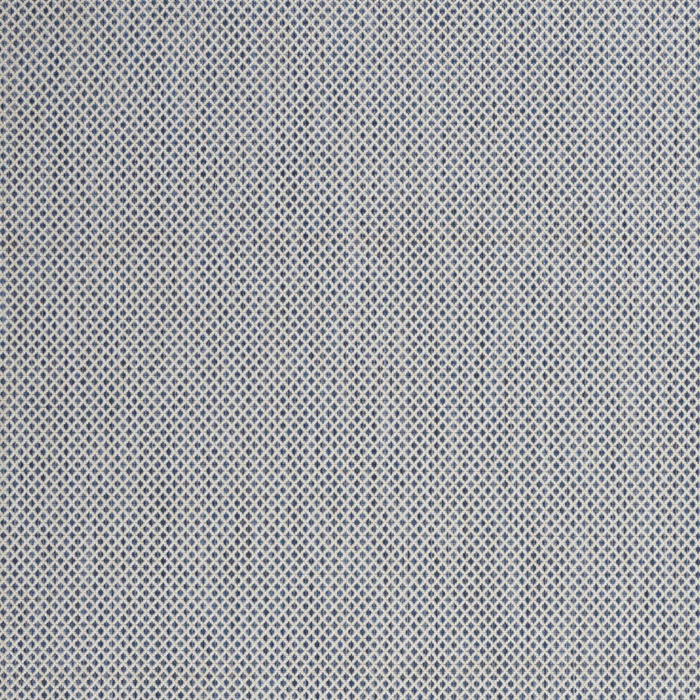 4' X 6' Blue Geometric Power Loom Area Rug