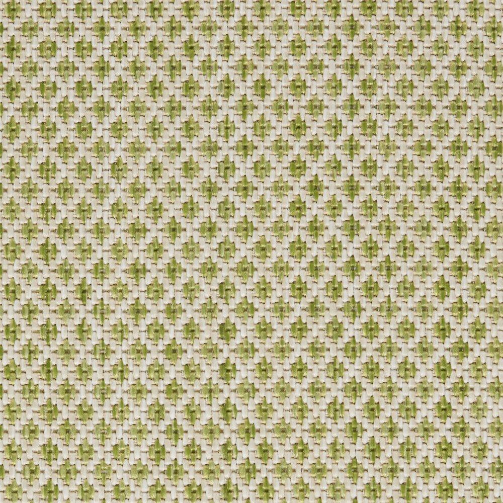 8' X 10' Green And Ivory Indoor Outdoor Area Rug