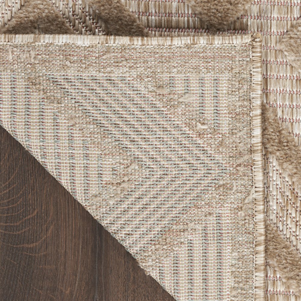 8' X 10' Cream Indoor Outdoor Area Rug