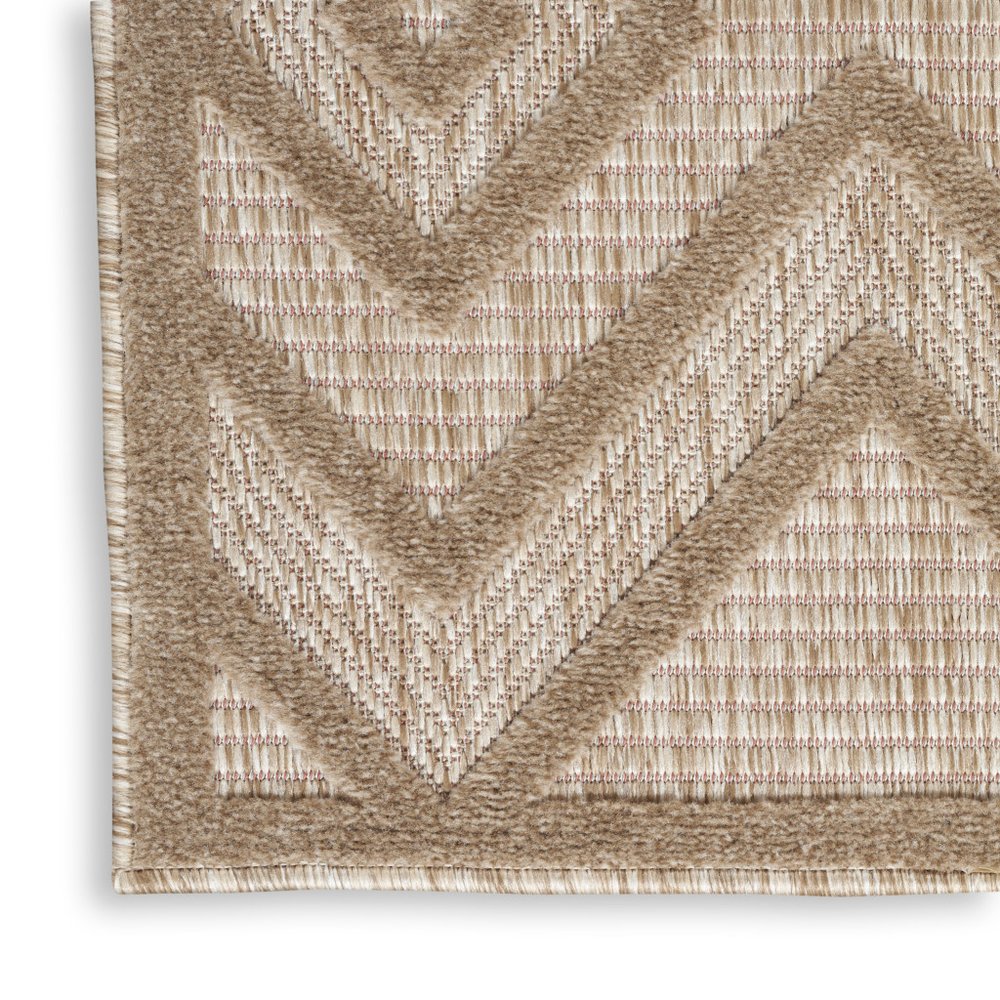 8' X 10' Cream Indoor Outdoor Area Rug