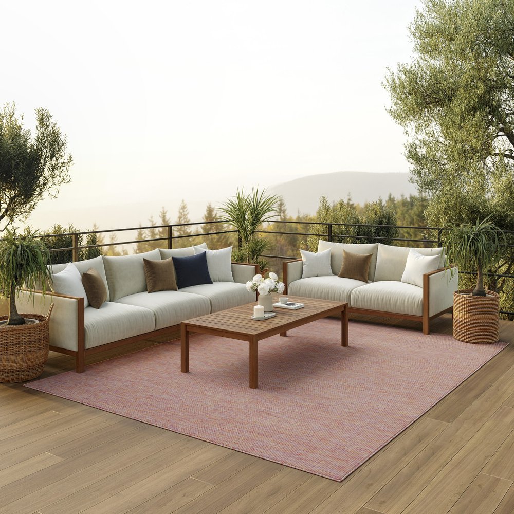 10' X 14' Rainbow Indoor Outdoor Area Rug