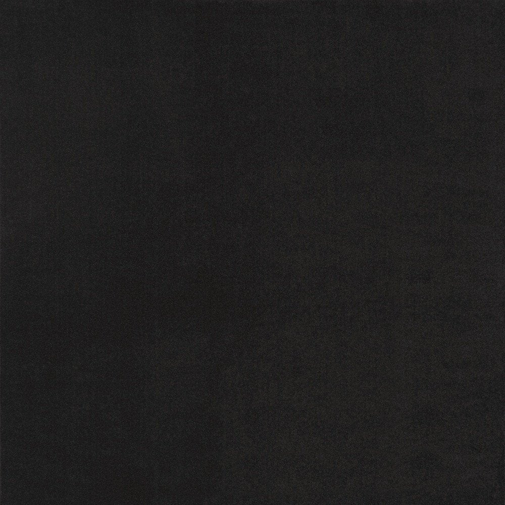 8' X 11' Black Indoor Outdoor Area Rug
