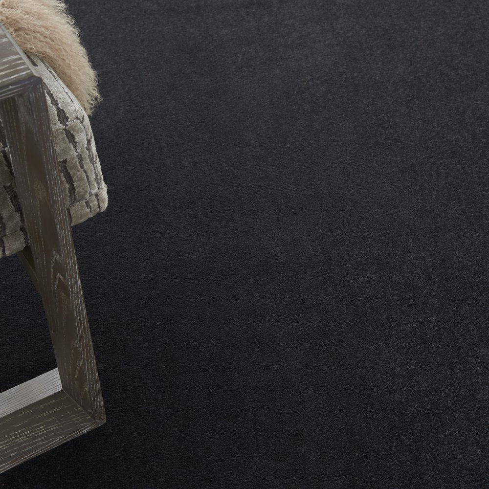 8' X 11' Black Indoor Outdoor Area Rug