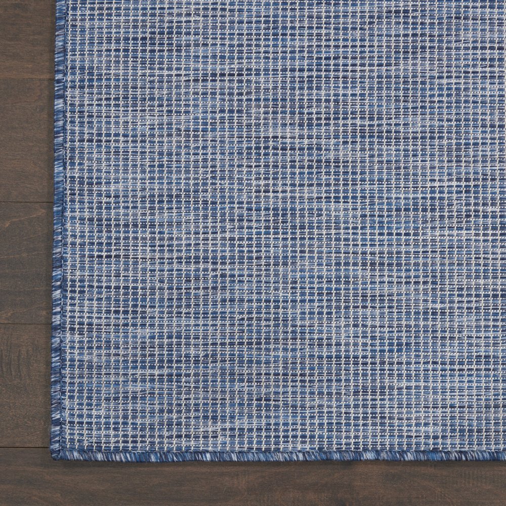 10' Navy Blue Power Loom Runner Rug