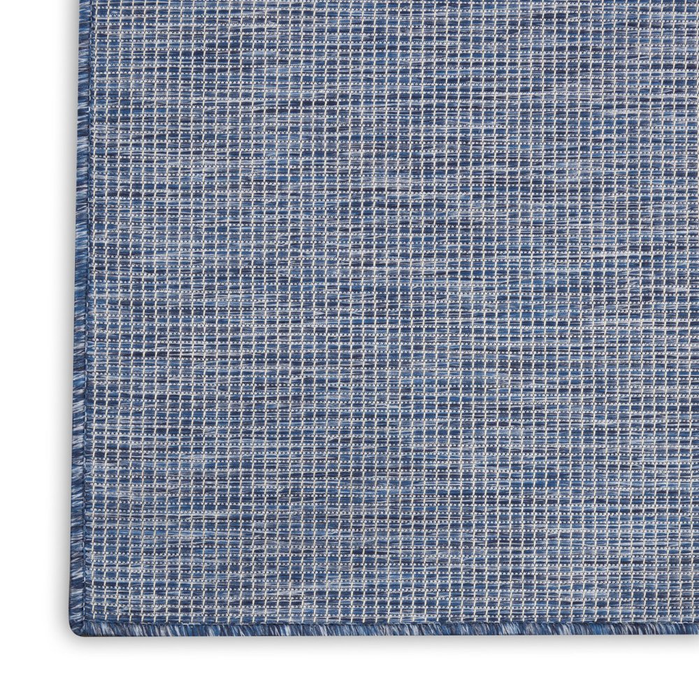 10' Navy Blue Power Loom Runner Rug