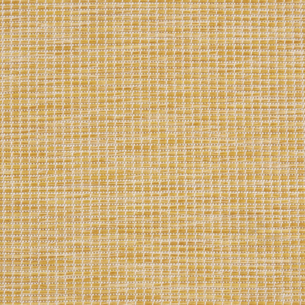 6' Yellow Indoor Outdoor Area Rug