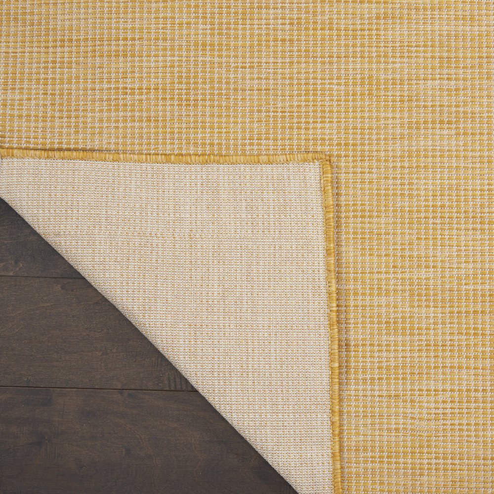 12' Yellow Indoor Outdoor Area Rug