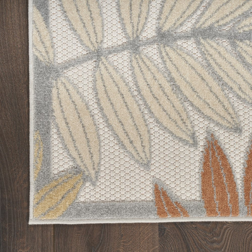 4' X 6' Blue Indoor Outdoor Area Rug
