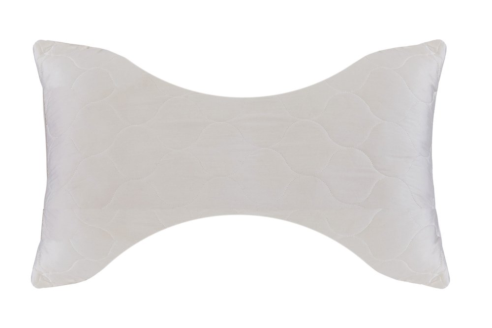 Cotton Wool Hypoallergenic Ergonomic Standard Size Bed Pillow