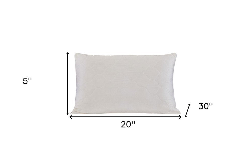 Cotton Latex Foam And Wool Hypoallergenic Queen Size Bed Pillow