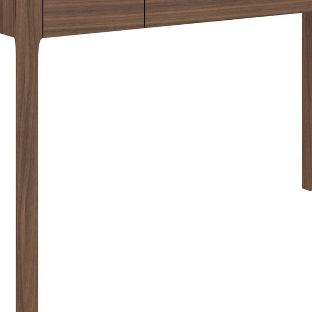 47" Brown Wood Computer Desk