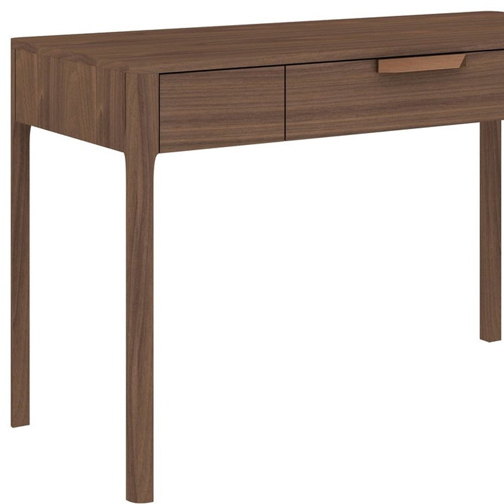 47" Brown Wood Computer Desk