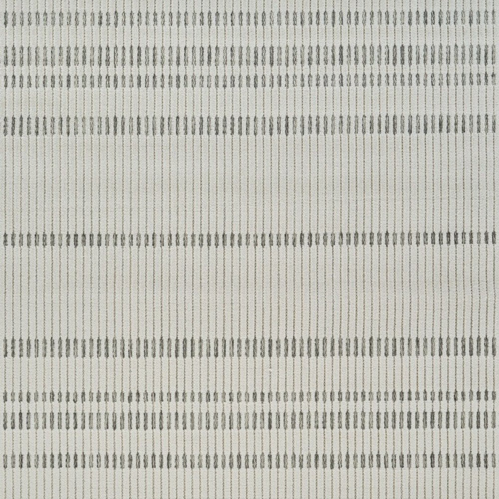 3' X 5' Cream and Beige Striped Distressed Indoor Outdoor Area Rug