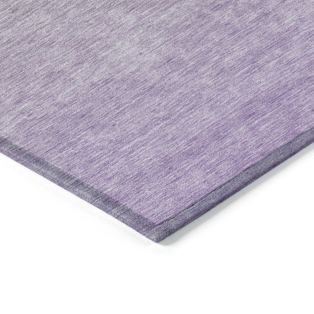 3' X 5' Artichoke Green And Lavender Ombre Washable Indoor Outdoor Area Rug