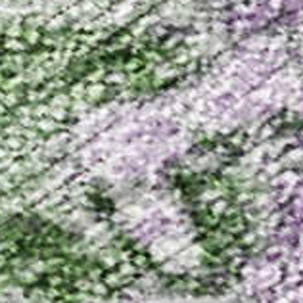 3' X 5' Olive Green And Lavender Abstract Washable Indoor Outdoor Area Rug