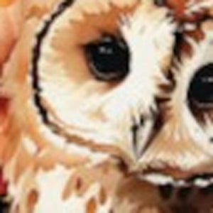 42" Black Tan Off White And Orange Floral Bouquet Solid Wood Birds Garden Stake