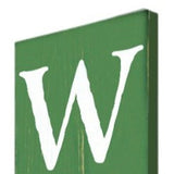 72" Green Solid Wood Welcome St Patrick's Day Porch Sign