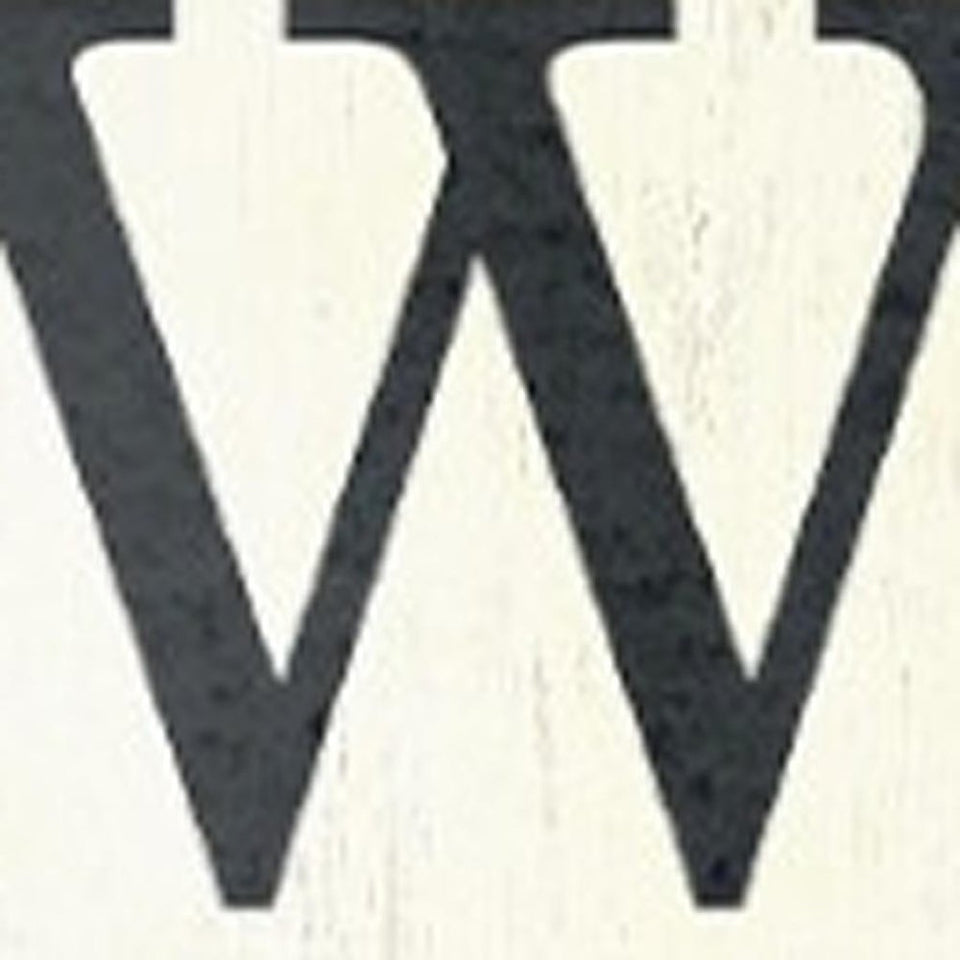 48" White And Yellow Solid Wood Welcome Porch Sign