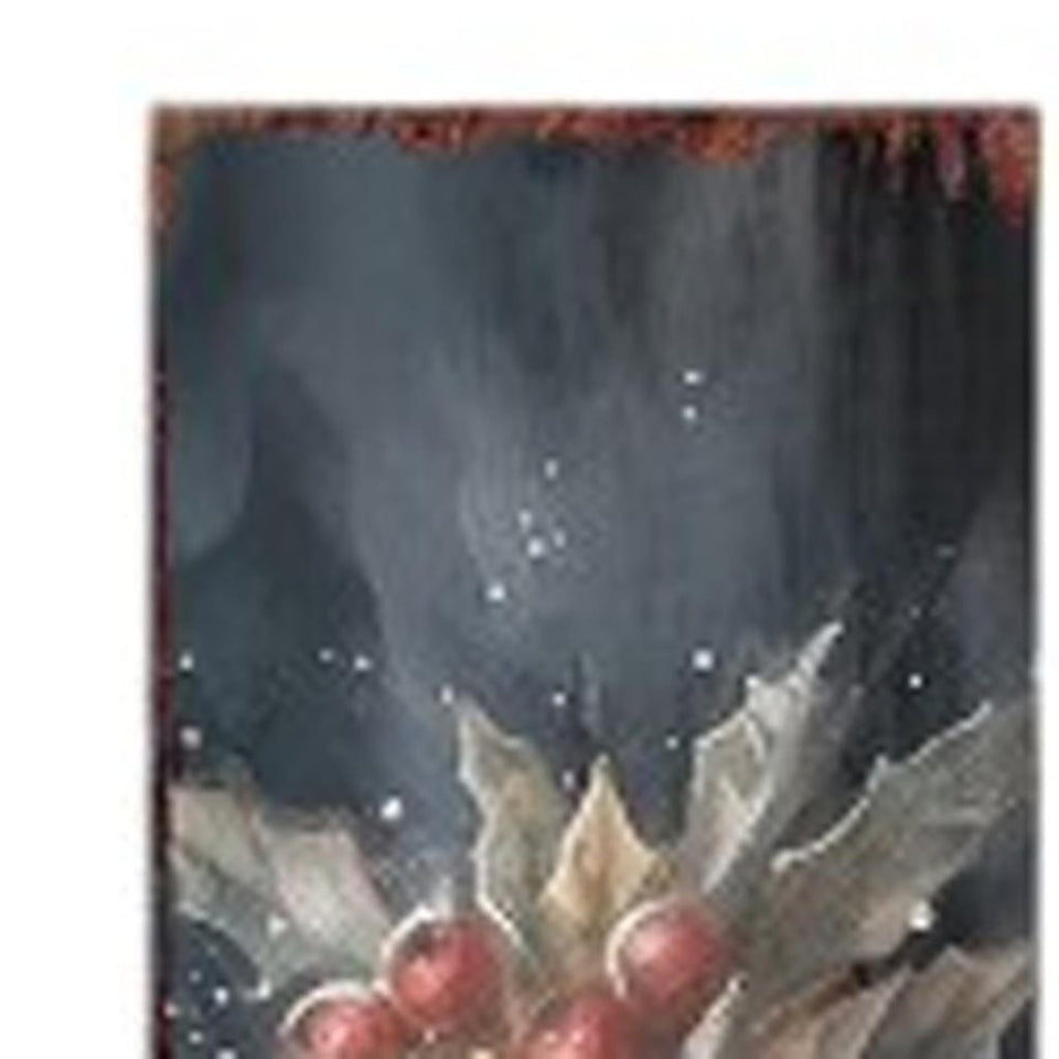 72" Black And Red Solid Wood Christmas Nutcracker Porch Sign