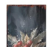 72" Black And Red Solid Wood Christmas Nutcracker Porch Sign