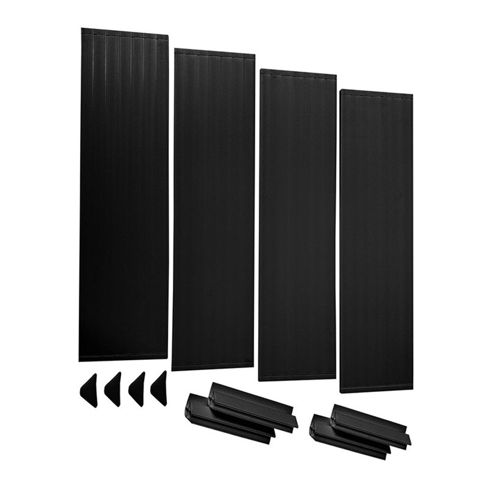 44" X 44" Black Heavy Duty Plastic Square Raised Garden Bed