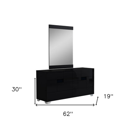 30" Superb White High Gloss Dresser